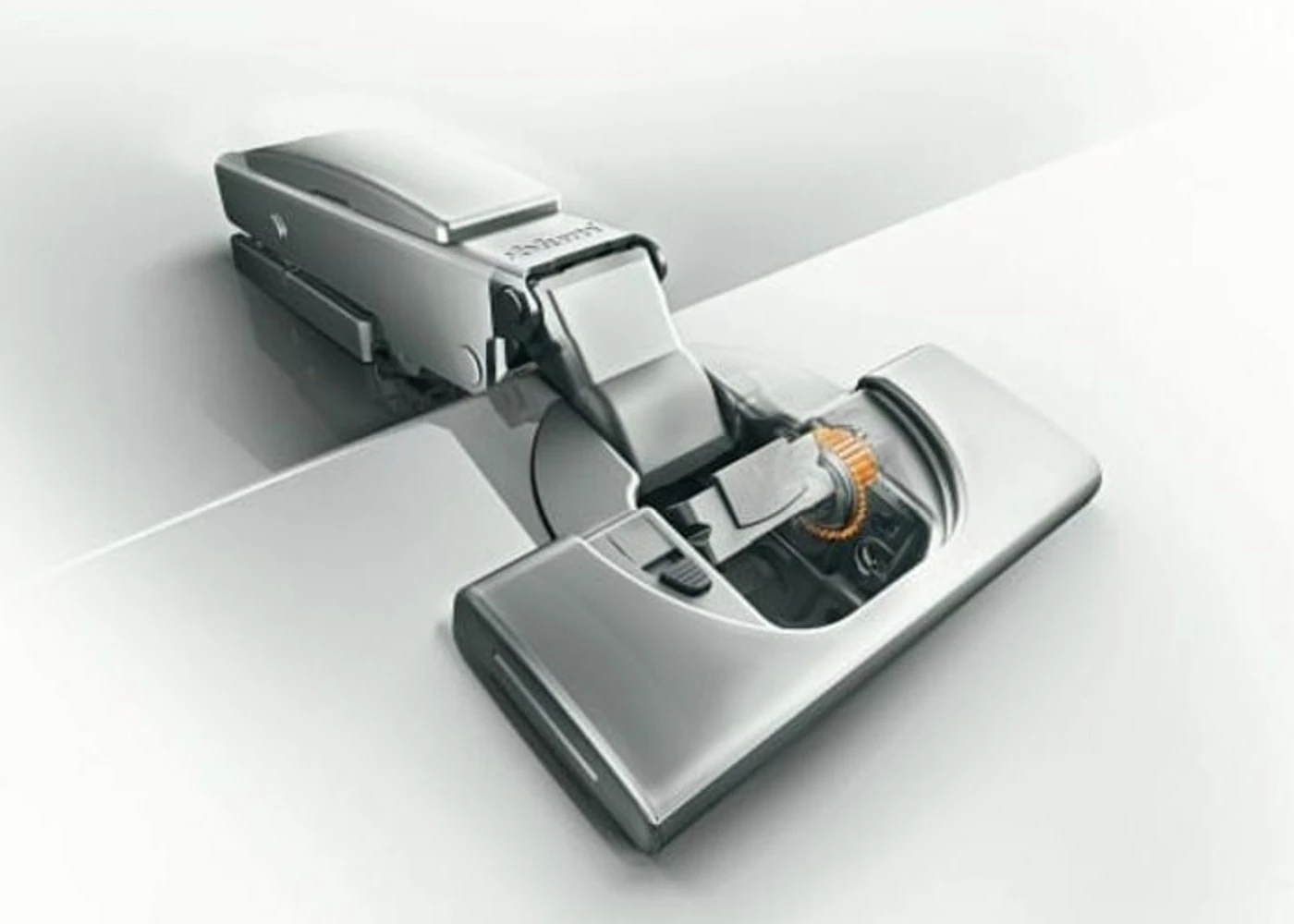 Blum CLIP top BLUMOTION 110° concealed hinge on its mounting plate